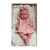 Muñeco Elegance De 40 Cm Bebé Rosa Cuerpo Vinilo