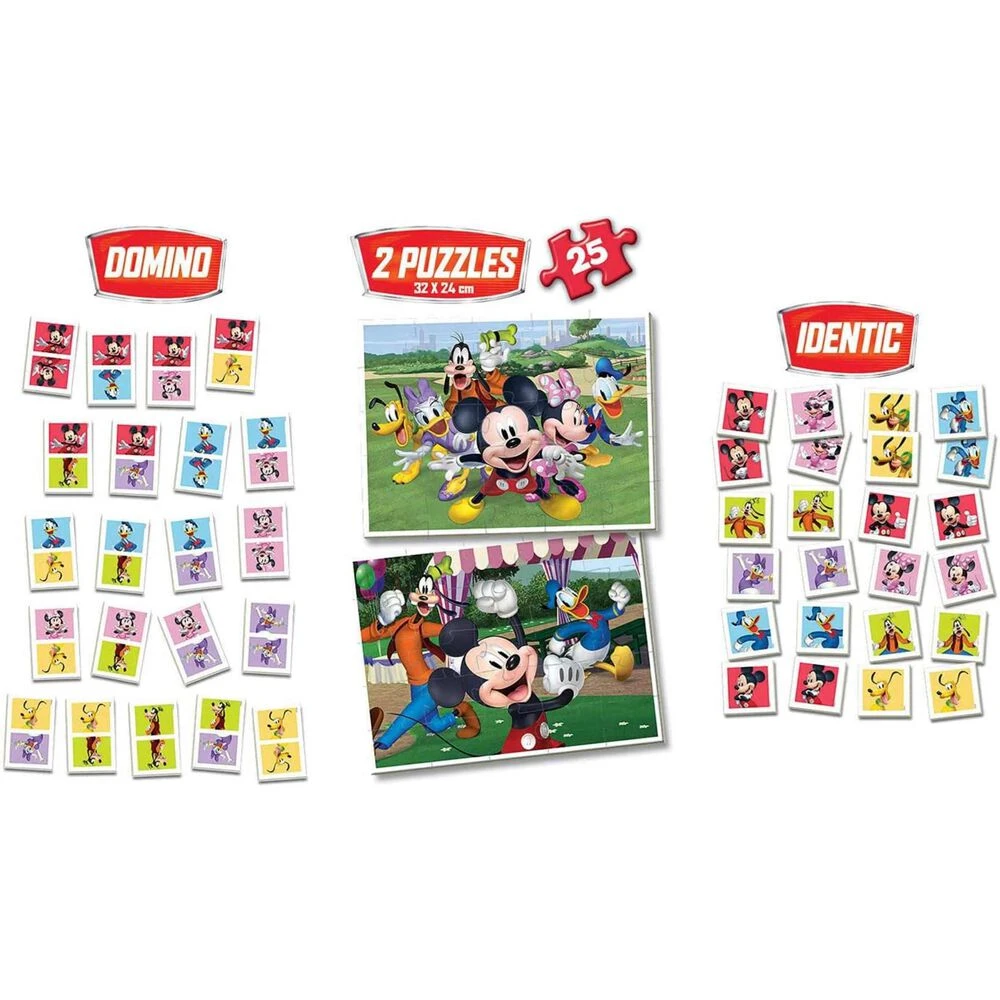 Mickey And Friends Superpack Con Puzzle Y Juegos Educativos - Imagen 2