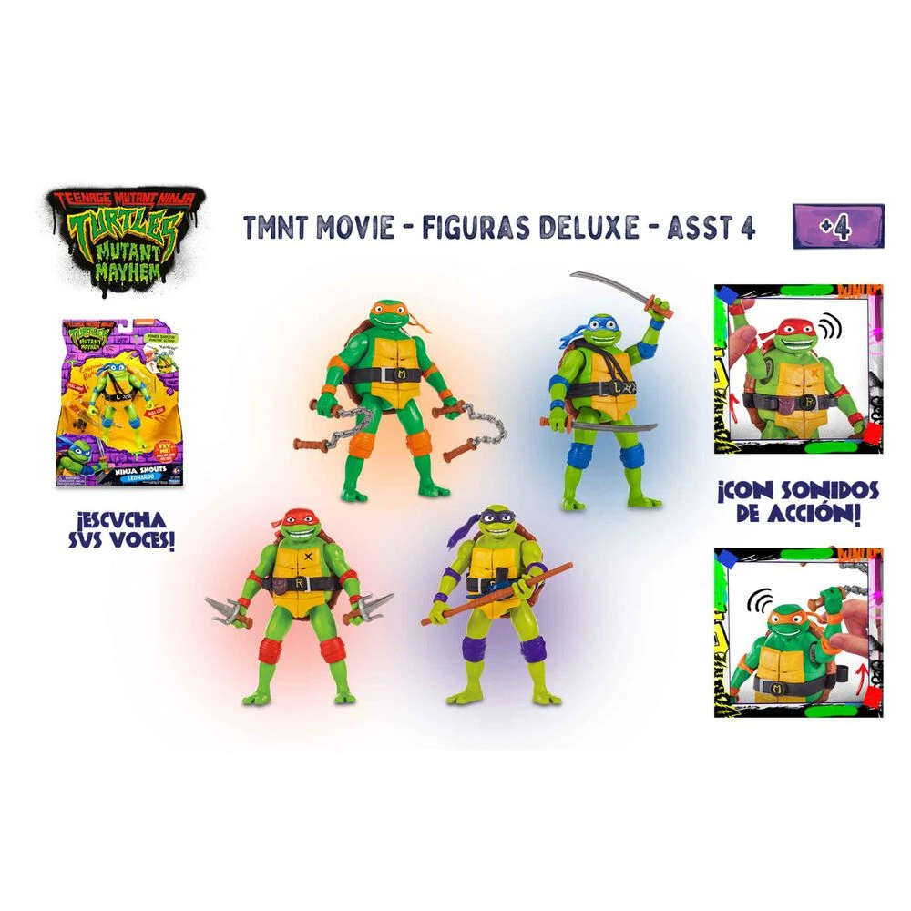 Tortugas Ninja Figura Deluxe - Imagen 2