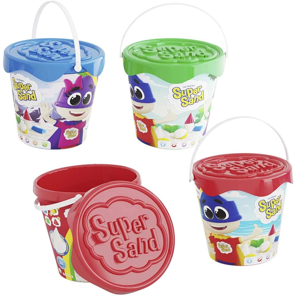 Super Sand Arena Mágica Cubo 600 Gr Diferentes Formas