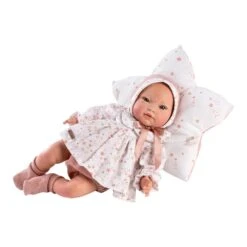 Muñecas Guca Reborn Nadia Con Cojín 46 Cm