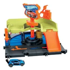 Hot Wheels City Lavadero Coches Exprés Pista Coches De Juguete 4 Años