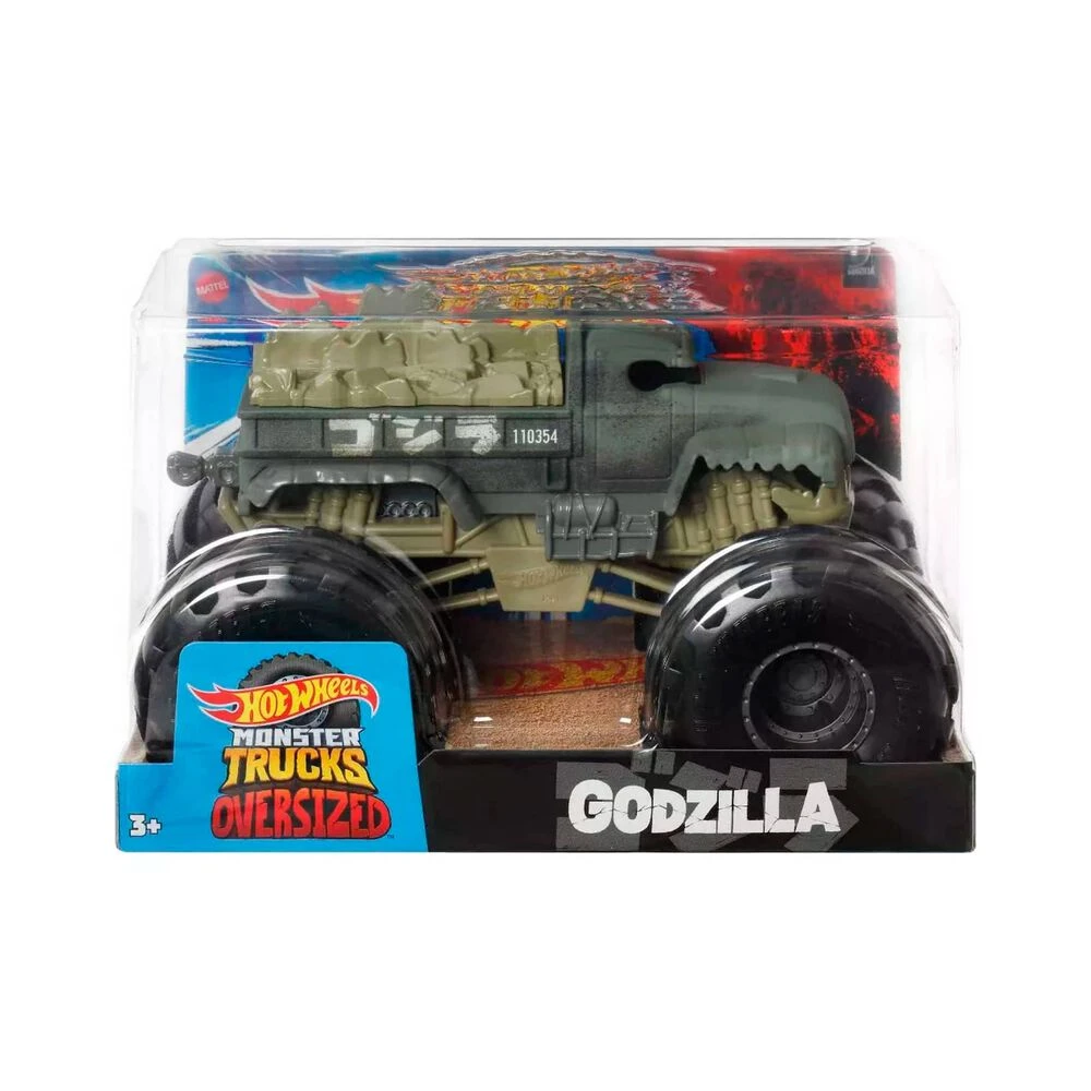 Hot Wheels 1:24 Scale Oversized Godzilla Diecast Monster Truck - Imagen 4