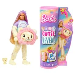 Barbie Cutie Reveal Camisetas Cozy León Disfraz Revela Una Muñeca Articulada Con Mascota Y Accesorio