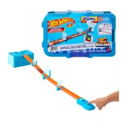 Hot Wheels Track Builder Choque De Hielo Pista Para Coches 6 Años