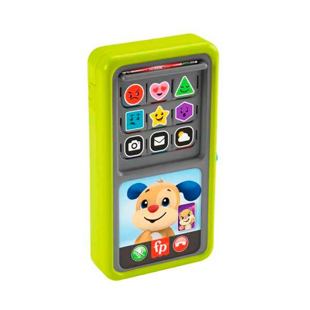Fisher Price Fisher-Price Ríe Y Aprende Smartphone Desliza Y Aprende Teléfono De Juguete Con Sonidos Bebés +9 Me