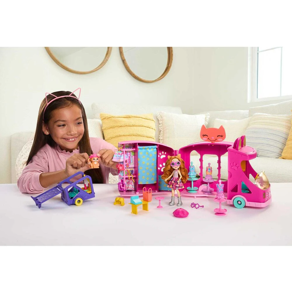 Enchantimals Camión De Moda De Gato - Imagen 2