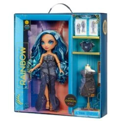 Rainbow High Fantastic Fashion Doll Skyler - Azul