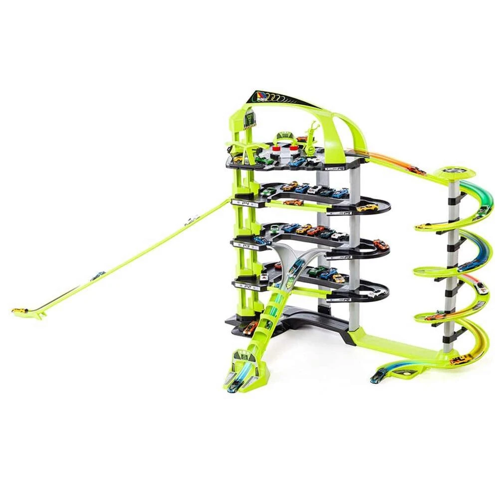 Molto Super Mega Parking 5 Plantas Con Pistas Y 5 Coches