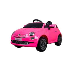 Coche Batería Fiat 500 12V Rosa