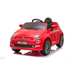 Coche Bateria Fiat 500 12v Rojo