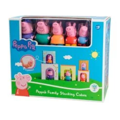 Peppa Pig Cubos Apilables Con 5 Figuras