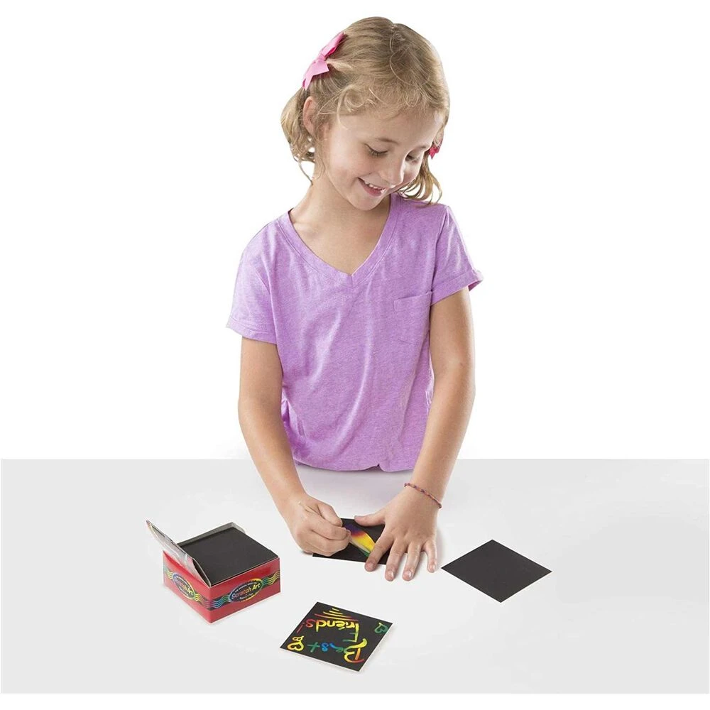 Cubo De Mini Notas Arcorisi Scratch Art - Imagen 3