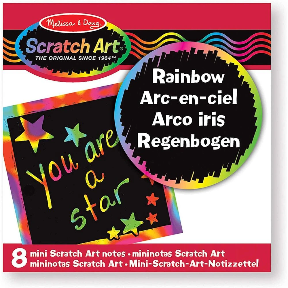 Cubo De Mini Notas Arcorisi Scratch Art - Imagen 5